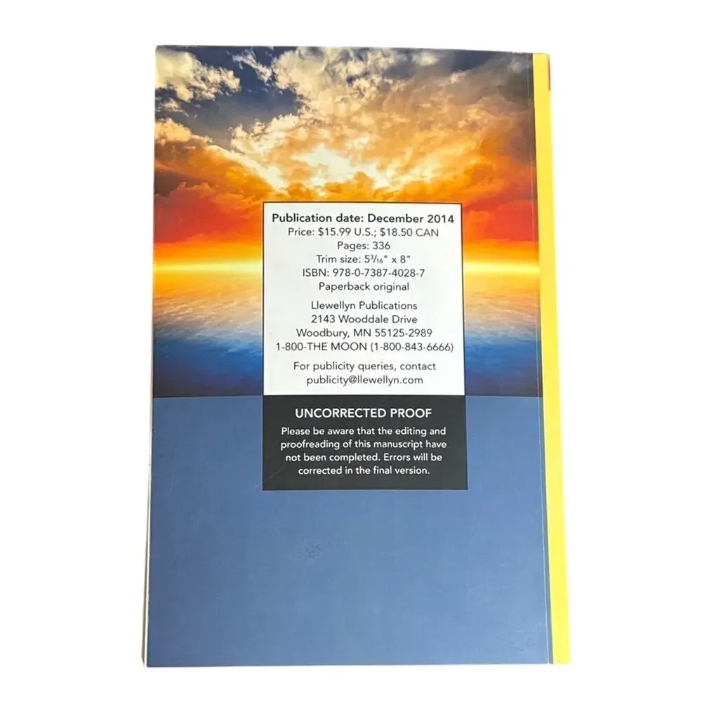 Psychic Abilities for Beginners ARC Uncorrected Proof Llewellyn 2014